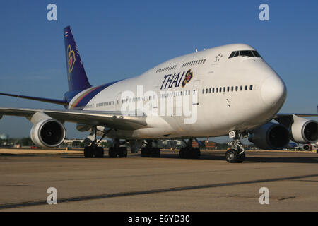 THAI AIRWAYS BOEING 747 Stockfoto