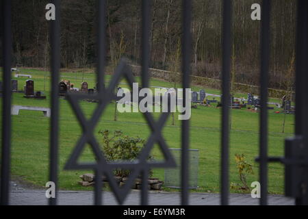 Jüdischer Friedhof Stockfoto