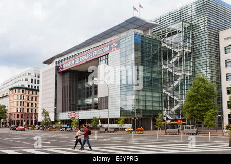 Newseum Gebäude - Washington, DC USA Stockfoto