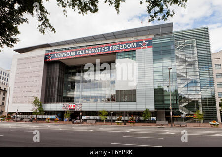 Newseum Gebäude - Washington, DC USA Stockfoto