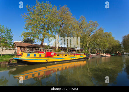 Frankreich, Toulouse, Canal du Midi, Stockfoto