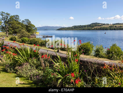 Blick über Loch Lomond Stockfoto