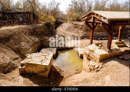 Jordanien. Bethany ist die Siedlung und die Region wo Johannes der Täufer lebte und getauft. Der Ort waren Jesus getauft worden sind, sollten. Stockfoto