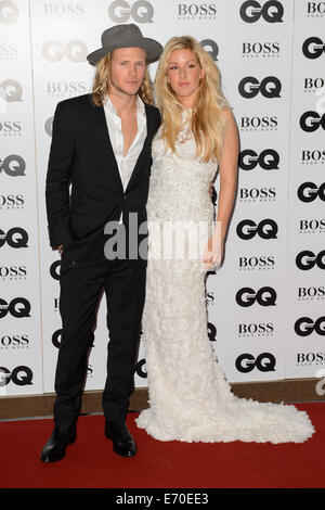 Dougie Poynter und Ellie Goulding kommen für die GQ Männer des The Jahr Awards 2014. Stockfoto