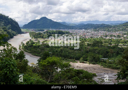 Die huallaga River in Tingo María. huánuco Abteilung. Peru. Stockfoto