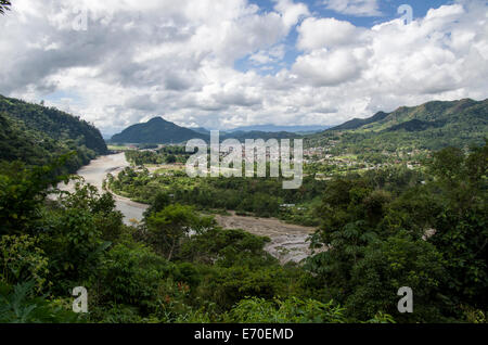 Die huallaga River in Tingo María. huánuco Abteilung. Peru. Stockfoto