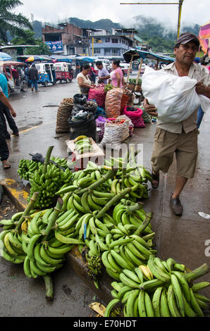 Fruit Market in Tingo María. huánuco Abteilung. Peru. Stockfoto