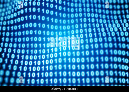 Binäre Hintergrund Stockfoto