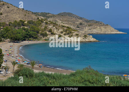 Strand Playa del Torres, Villajoyosa oder La Vila Joiosa, Costa Blanca, Spanien Stockfoto