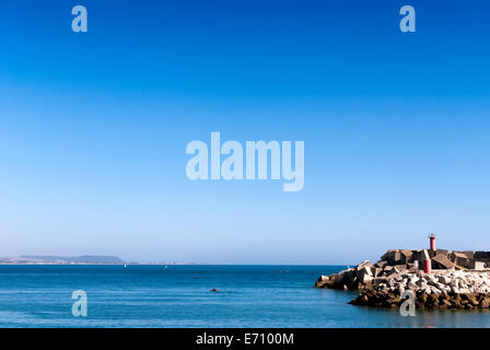 Hafen von Conil De La Frontera, Cádiz, Andalusien. Stockfoto