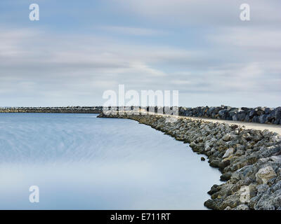 Hafen Wand, Fremantle, Western Australia Stockfoto