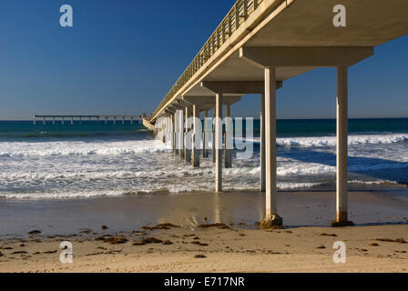 Ocean Beach Pier, Ocean Beach, Kalifornien Stockfoto