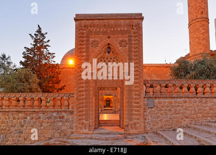 Türkei, Mardin, Portal der Abdullatif Moschee Stockfoto