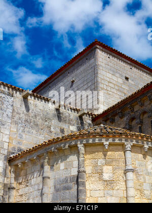 Kirche St Radegonde in Talmont-Sur Gironde in Charente-Maritime Abteilung von Poitou-Charentes Region im Südwesten Frankreichs Stockfoto