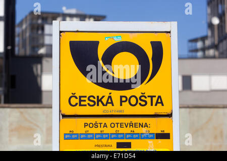 Ceska posta, Tschechische Post logo Stockfoto