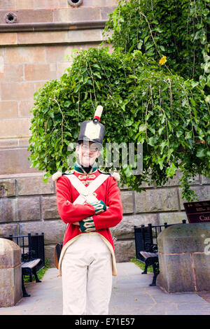 Brock Denkmal am Queenston Höhen Schlachtfeld Soldat; Krieg 1812 Generalmajor Sir Isaac Brock, Queenstone, Ontario; Kanada Stockfoto