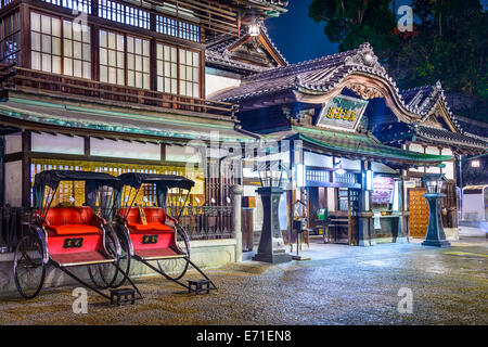 Dogo Onsen heiße Quellen Badehaus in Matsuyama, Japan. Stockfoto