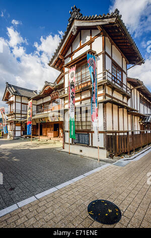 Uchiko-Za-Kabuki-Theater. Stammt aus dem Jahre 1916 und besticht durch das Theater Kabuki und Bunraku-Performances. Stockfoto