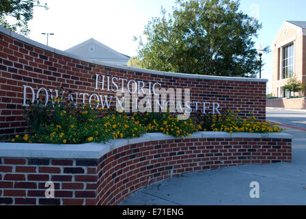 Historische Innenstadt von Lancaster, South Carolina, USA Stockfoto