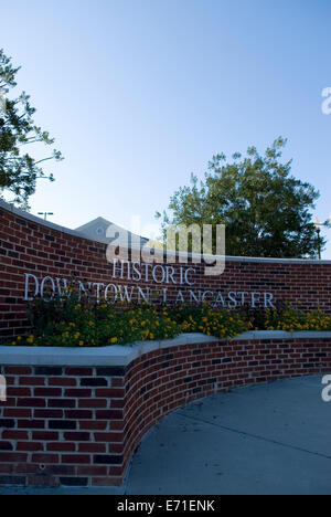 Historische Innenstadt von Lancaster, South Carolina, USA Stockfoto