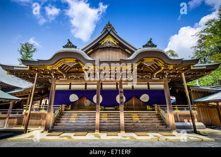 Ise-Schrein in Ise, Japan bauen. Stockfoto