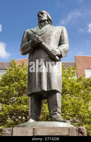 Skuli Magnusson Statue, Reykjavik, Island Stockfoto