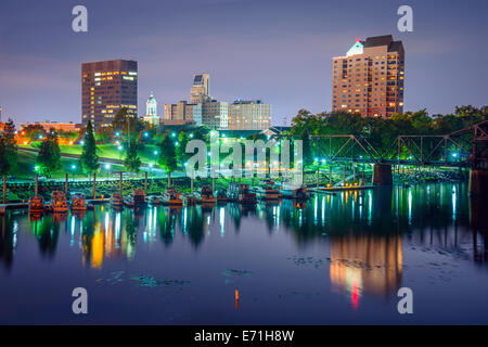 Augusta, Georgia, USA Innenstadt Stadtbild. Stockfoto