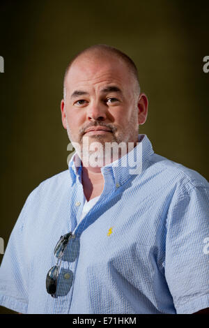 Matthew Quick, amerikanischer Autor, auf dem Edinburgh International Book Festival 2014. Edinburgh, Schottland. 9. August 2014 Stockfoto