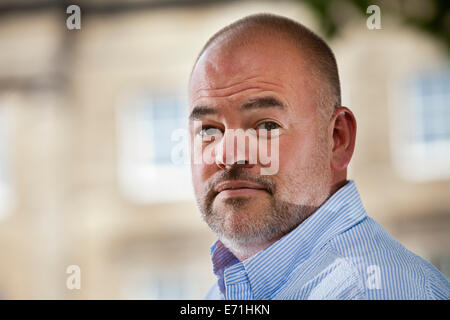 Matthew Quick, amerikanischer Autor, auf dem Edinburgh International Book Festival 2014. Edinburgh, Schottland. 9. August 2014 Stockfoto