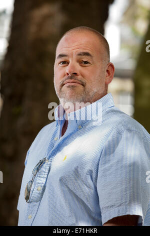 Matthew Quick, amerikanischer Autor, auf dem Edinburgh International Book Festival 2014. Edinburgh, Schottland. 9. August 2014 Stockfoto