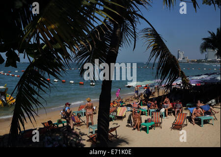 Strand von Pattaya Thailand Südostasien Foto: Pixstory / Alamy Stockfoto