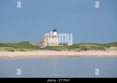 USA, Rhode Island, Block Island, Sandy Point. Historischen Norden Licht (Leuchtturm), c.1867. (Großformatige Größen erhältlich) Stockfoto