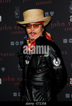 London, UK. 3. Sep, 2014. Adam Ant der Opaning von John Varvatos Launch ihrer europäischen Store London besuchen 3. September 2014 Credit: Peter Phillips/Alamy Live News Stockfoto