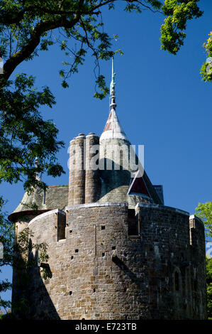 Castell Coch, Tongwynlais, Cardiff, Südwales, UK. Stockfoto