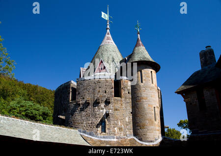 Castell Coch, Tongwynlais, Cardiff, Südwales, UK. Stockfoto