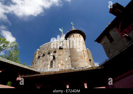 Castell Coch, Tongwynlais, Cardiff, Südwales, UK. Stockfoto