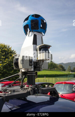 Google Maps Street View-Kamerawagen in und um Windermere Stockfoto