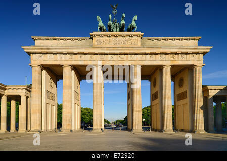 Deutschland, Berlin, Brandenburger Tor auf der Ostseite. Stockfoto