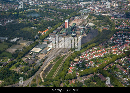 Luftbild, Zeche Friedrich Heinrich 1-2 Zeche, Kamp-Lintfort, Nordrhein-Westfalen, Deutschland Stockfoto