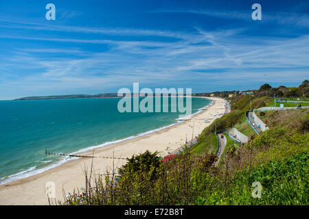 Bournemouth Beach und der Zick-Zack-Pfad Stockfoto