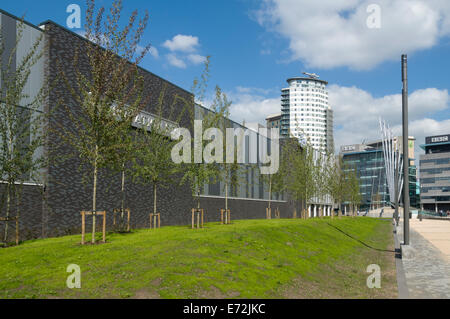 Das neue ITV Atelierhaus für die Krönung-Straße gesetzt, Salford Quays, Manchester, UK. Stockfoto