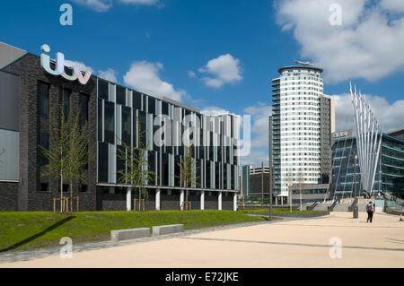 Das neue ITV Atelierhaus für die Krönung-Straße gesetzt, Salford Quays, Manchester, UK. Stockfoto