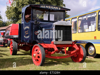 Jahrgang 1919 Thornycroft flach LKW auf LKW-Messe-Rallye Stockfoto