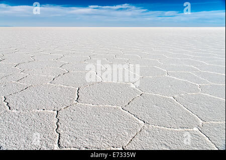 Uyuni Salzsee Salar de Uyuni (oder Salar de Tunupa) in Potosi Bolivien, Südamerika Stockfoto
