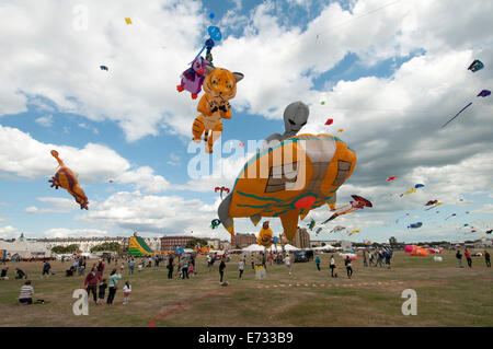 Portsmouth internationale Drachenfest Stockfoto