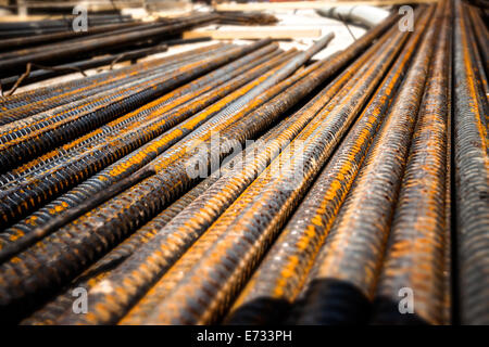 Nahaufnahme des rostigen Anker Stockfoto