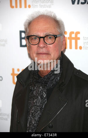 Toronto, Kanada. 04. Sep, 2014. US-Regisseur Barry Levinson besucht die Premiere des Films "The Judge" während der 39. jährlichen Toronto International Film Festival (TIFF), in Toronto, Kanada, 4. September 2014. Das Festival findet vom 04. bis zum 14. September. Foto: Hubert Boesl/Dpa - kein Draht-SERVICE-/ Dpa/Alamy Live News Stockfoto