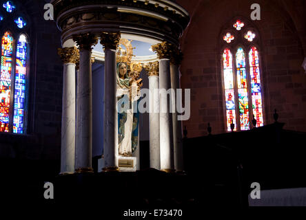 Santa Maria d'Eivissa Dom am Top der Dalt Vila in Ibiza Stockfoto