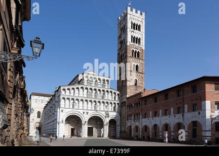 Duomo di San Martino, Lucca, Toskana, Italien, Europa Stockfoto