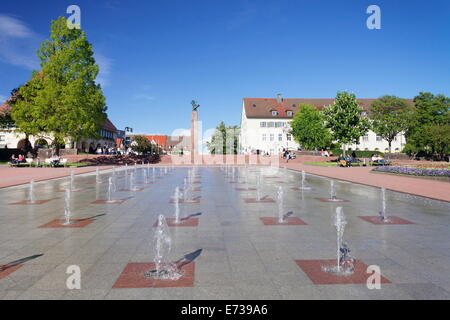 Brunnen, Marktplatz, Freudenstadt, Schwarzwald, Baden-Württemberg, Deutschland, Europa Stockfoto